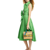 Sleeveless Women Dress Party Dresses Long Dress Single Row Buckle Lace Up Design Casual Dresses Summer Beach Dress Women Dresses